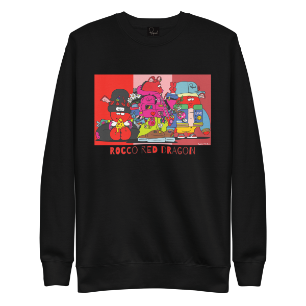 Sweatshirt Unisex - "Rocco" Dragon Colorful