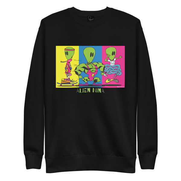 Sweatshirt Unisex - Alien "Nina" Colorful