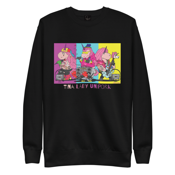 Sweatshirt Unisex - "Tina" Lady Unipork Colorful