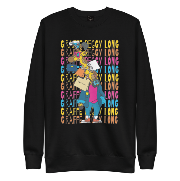 Sweatshirt Unisex - Giraffe "Peggy Long" and The Super Writings
