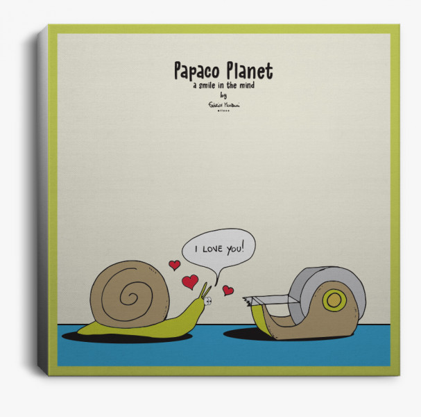 Canvas - "Sissy" Snail in Love