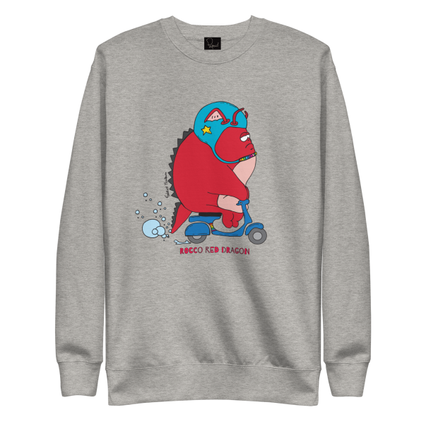 Sweatshirt Unisex - "Rocco" Red Dragon