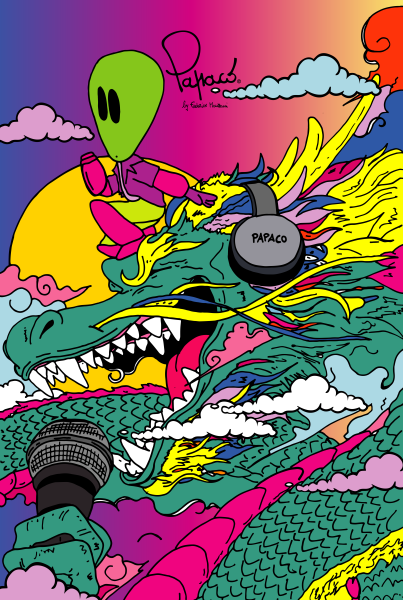Poster - Alien Nina and Singer Dragon