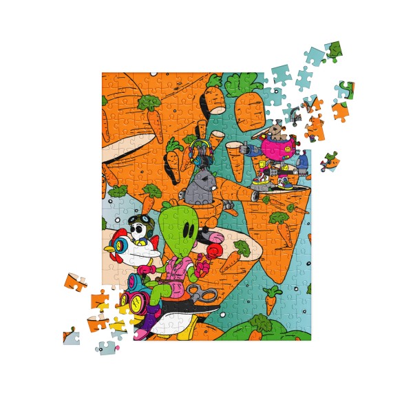 Puzzle Card - Carrot Land