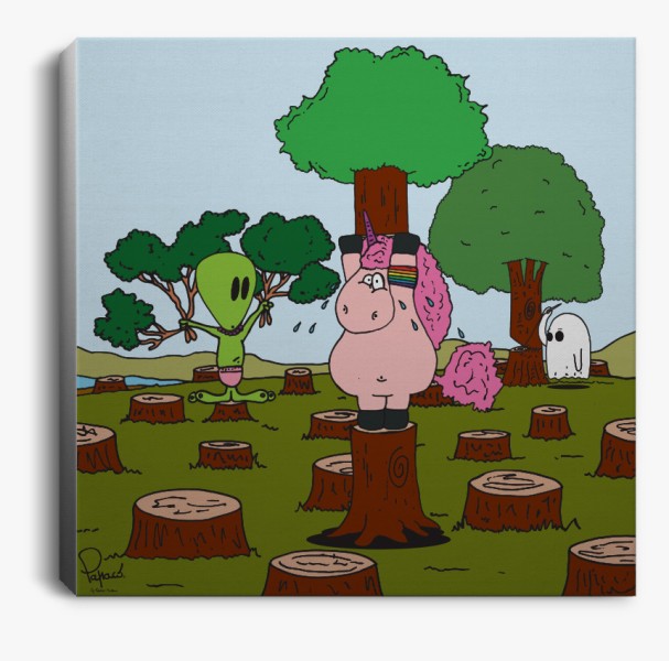 Canvas - Papaco Heroes "Save the trees"