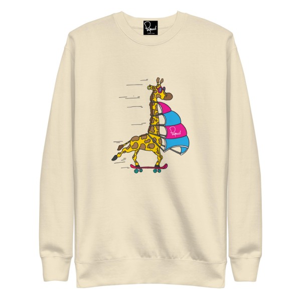 Felpa Girocollo Unisex - La Giraffa "Peggy Long"