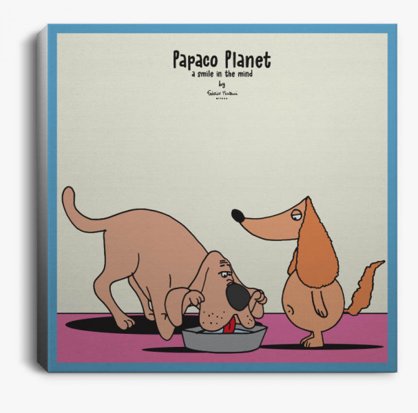 Canvas - "Doggy" Dog and "Dumbo" Dog