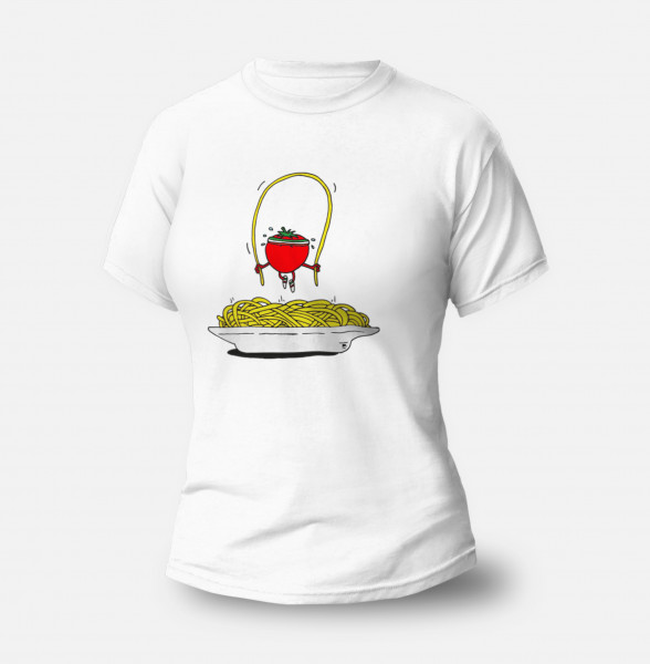 T Shirt Woman - Tomato "Gigi" Spagogym
