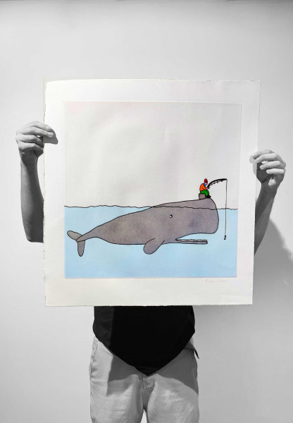 "Peter" Whale - Etching