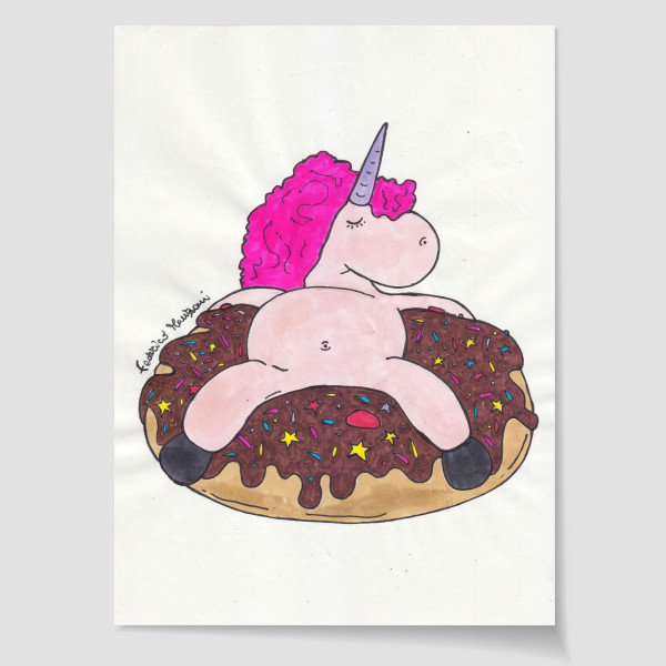 "Tina" Lady Unipork and her Donut Relax